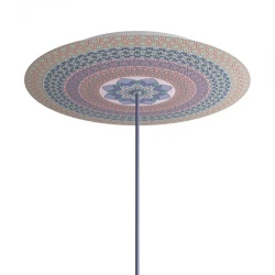 Ροζέτα Rose-One 400mm Στρογγυλή με 1 Τρύπα Σε Mandala Varanasi Σχέδιo - Creative Cables