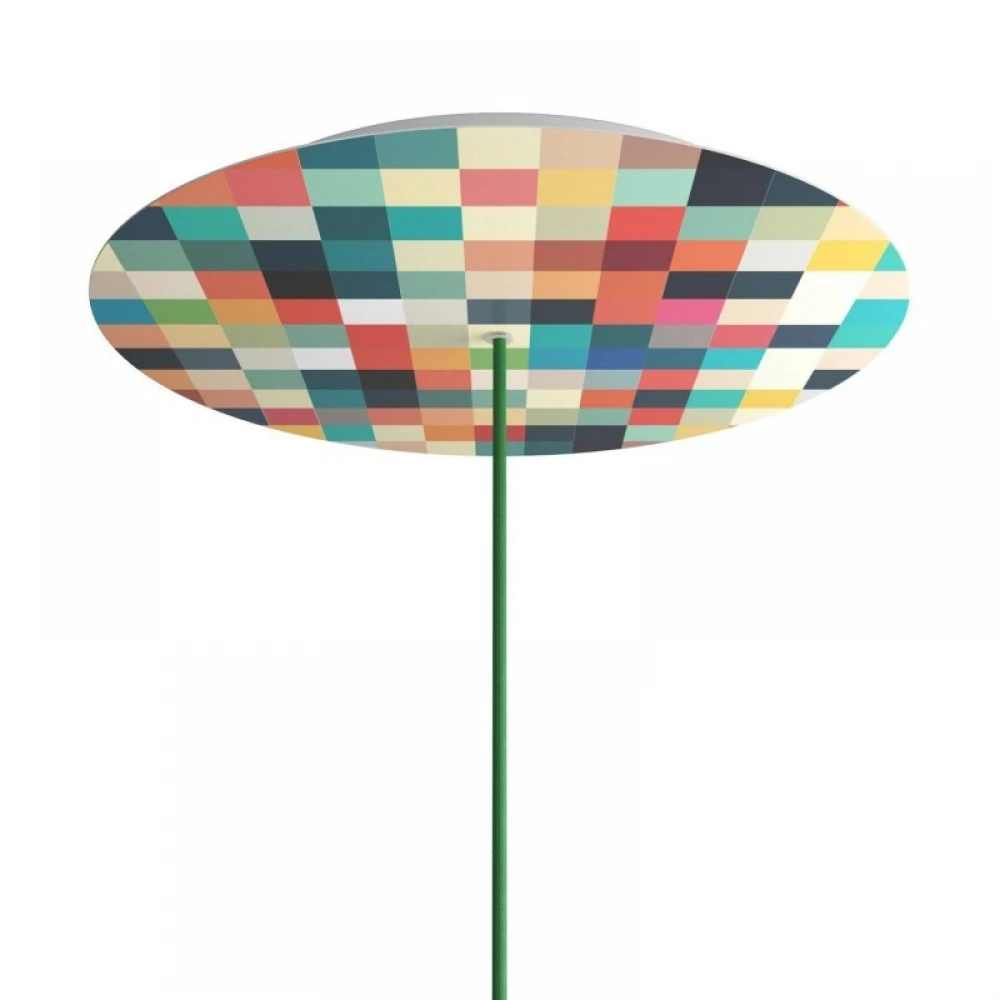 Ροζέτα Rose-One 400mm Στρογγυλή με 1 Τρύπα Σε Palette Σχέδιo - Creative Cables