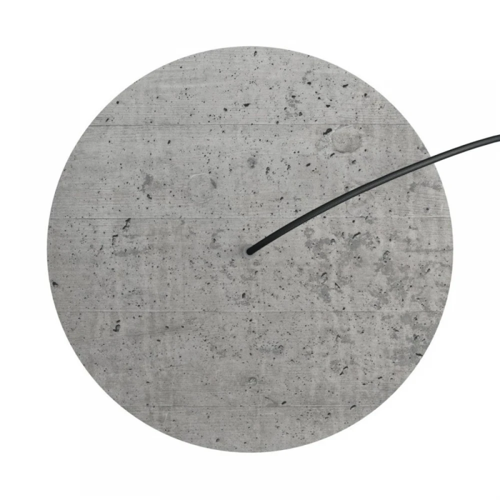 Ροζέτα Rose-One 400mm Στρογγυλή με 1 Τρύπα Σε Σχέδιo Τσιμέντου - Creative Cables