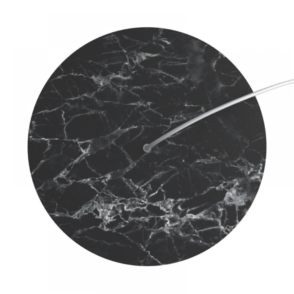 Ροζέτα Rose-One 400mm Στρογγυλή με 1 Τρύπα Σε Μαύρο Μάρμαρο Σχέδιo - Creative Cables