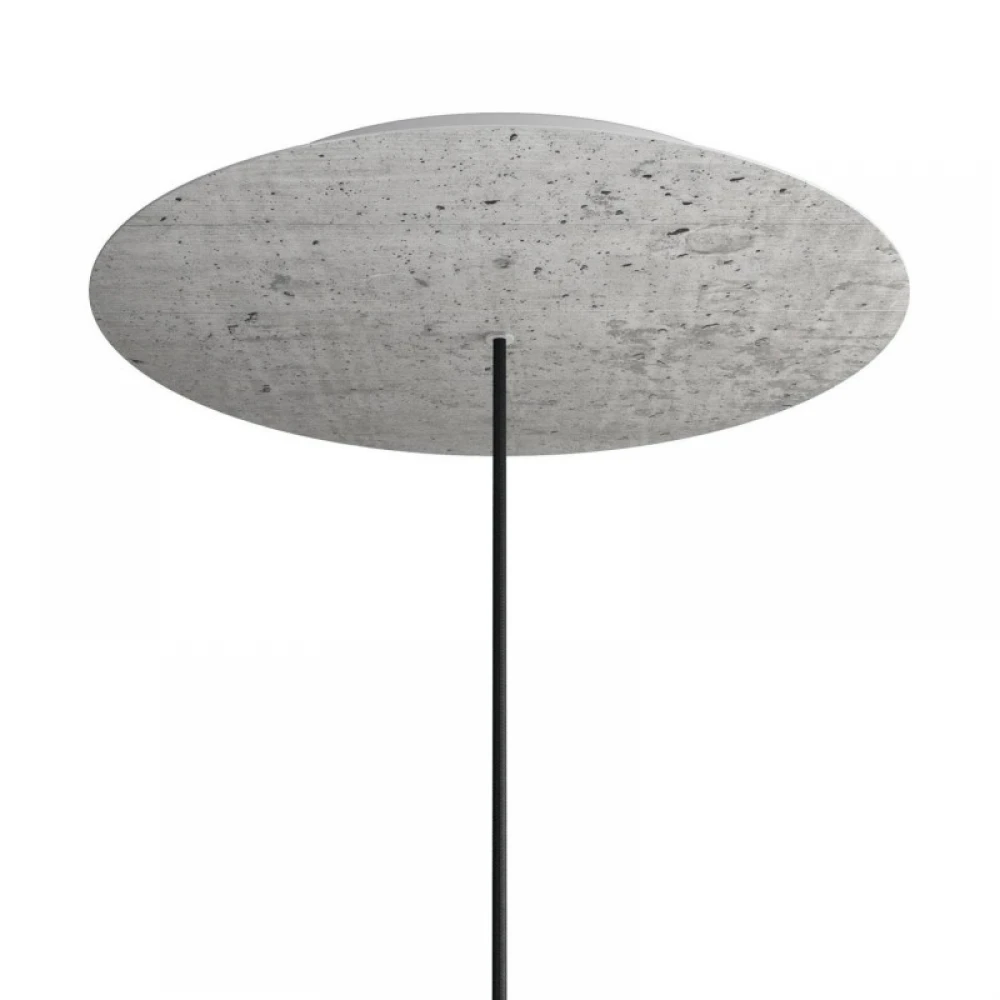 Ροζέτα Rose-One 400mm Στρογγυλή με 1 Τρύπα Σε Σχέδιo Τσιμέντου - Creative Cables