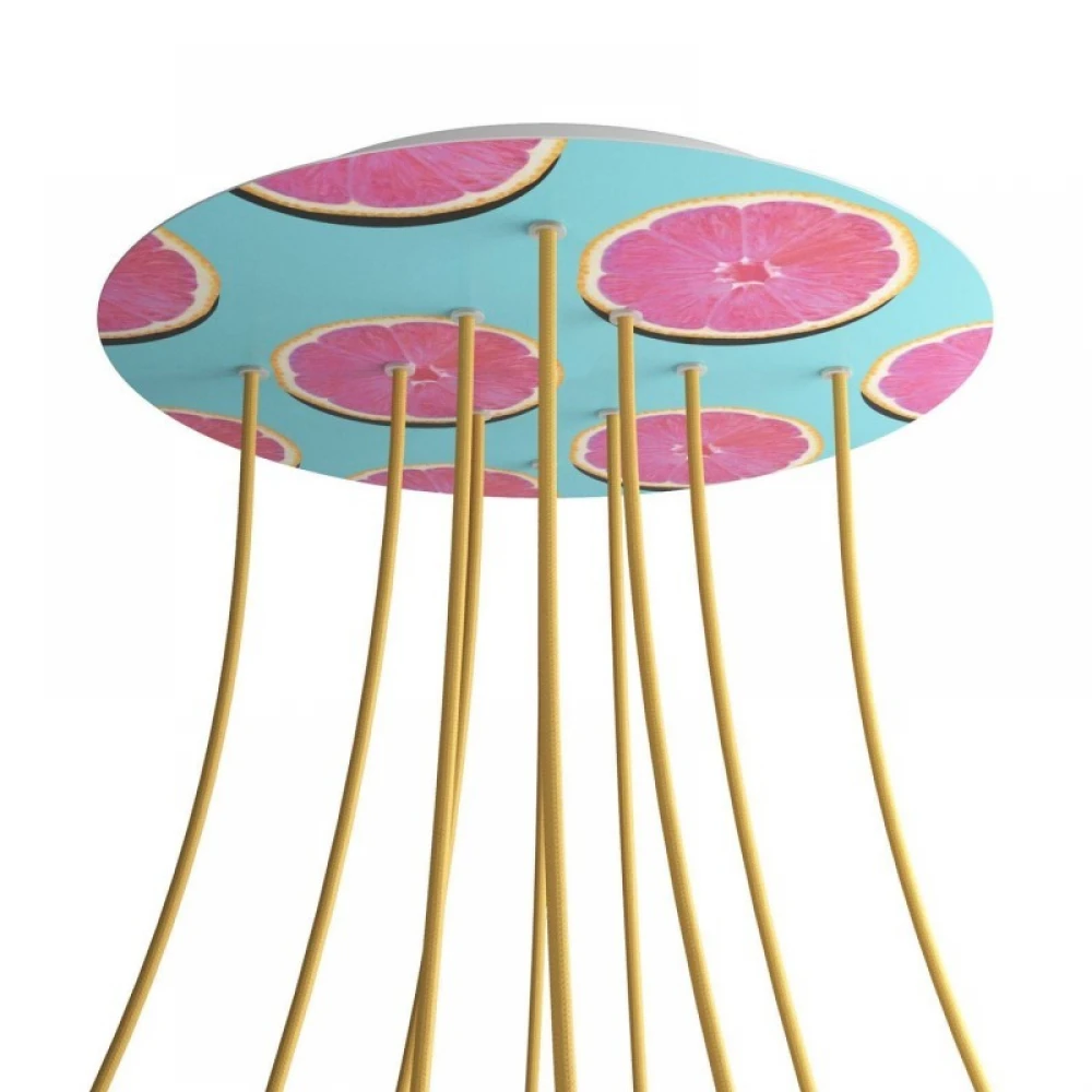 Ροζέτα Rose-One 400mm Στρογγυλή με 10 Τρύπες Σε Διάφορα Σχέδια - Creative Cables