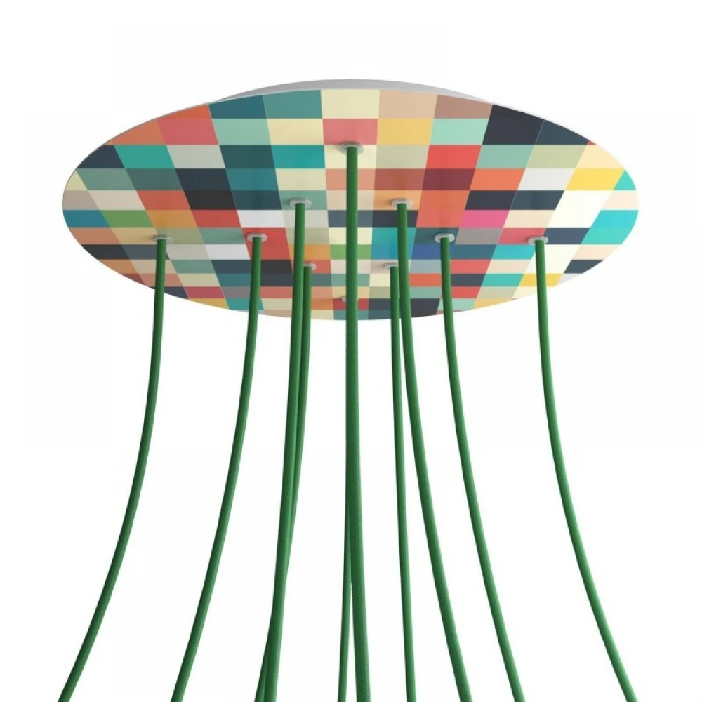 Ροζέτα Rose-One 400mm Στρογγυλή με 10 Τρύπες Σε Διάφορα Σχέδια - Creative Cables