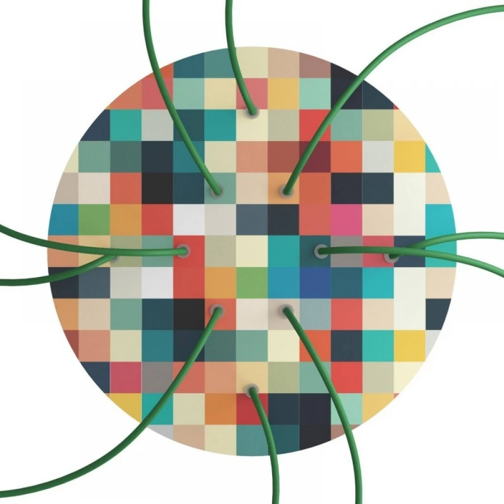 Ροζέτα Rose-One 400mm Στρογγυλή με 10 Τρύπες Σε Διάφορα Σχέδια - Creative Cables