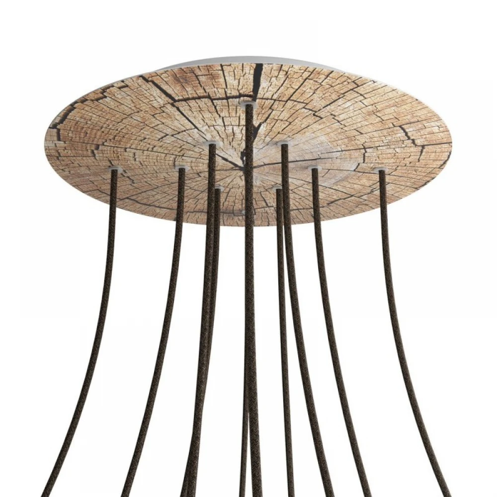 Ροζέτα Rose-One 400mm Στρογγυλή με 10 Τρύπες Σε Διάφορα Σχέδια - Creative Cables