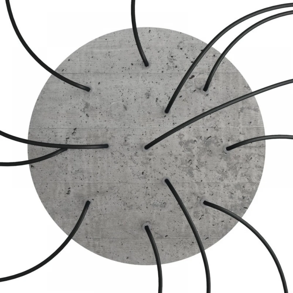 Ροζέτα Rose-One 400mm Στρογγυλή με 12 Τρύπες Τσιμέντο - Creative Cables