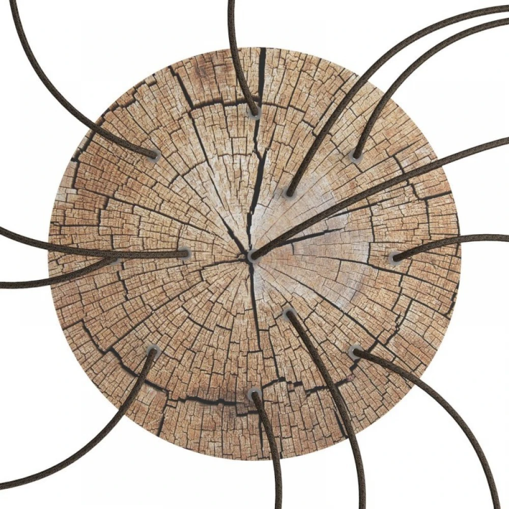 Ροζέτα Rose-One 400mm Στρογγυλή με 12 Τρύπες Ξύλο - Creative Cables