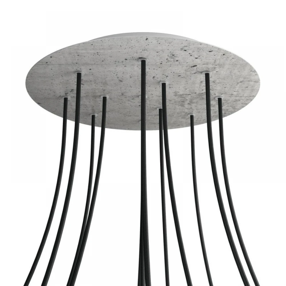 Ροζέτα Rose-One 400mm Στρογγυλή με 12 Τρύπες Τσιμέντο - Creative Cables