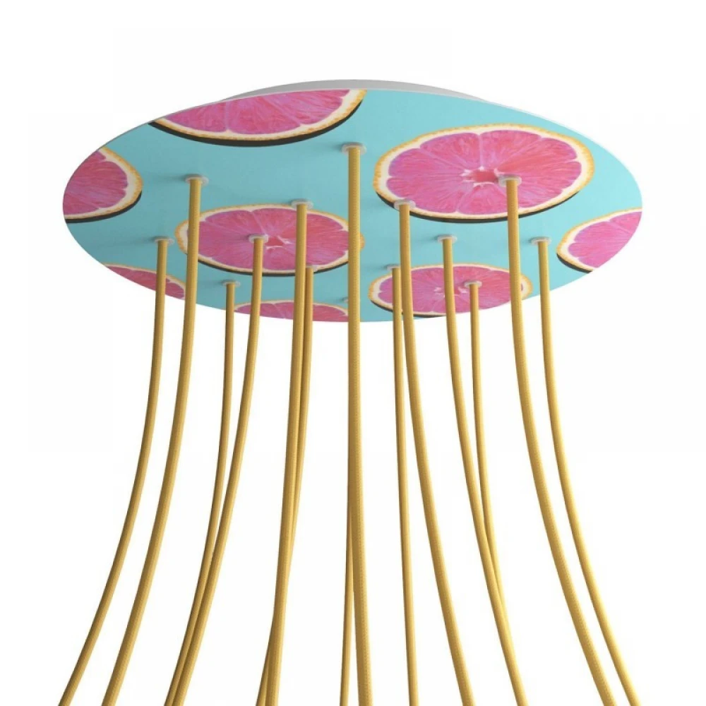 Ροζέτα Rose-One 400mm Στρογγυλή με 14 Τρύπες Σε Διάφορα Σχέδια - Creative Cables