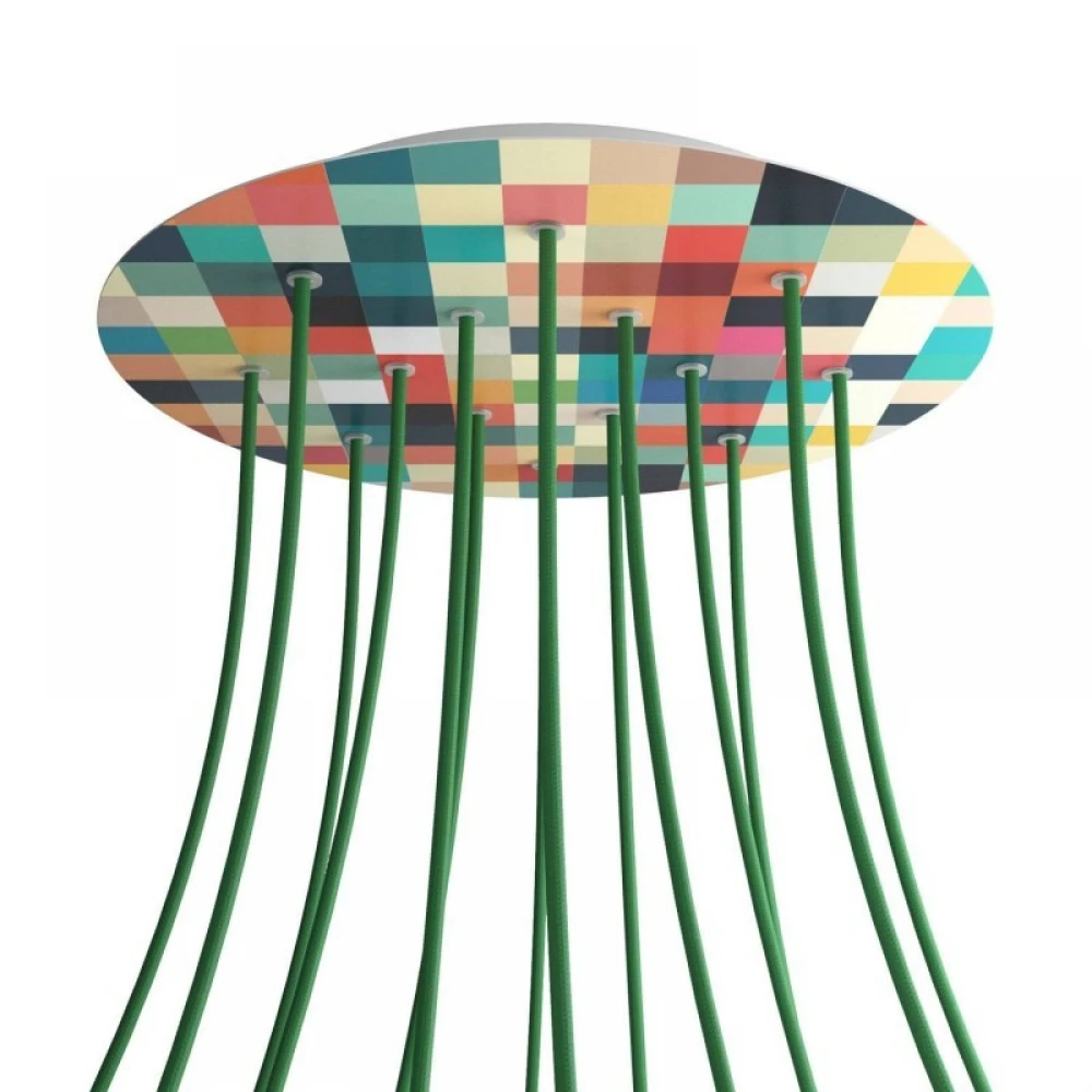 Ροζέτα Rose-One 400mm Στρογγυλή με 14 Τρύπες Σε Διάφορα Σχέδια - Creative Cables