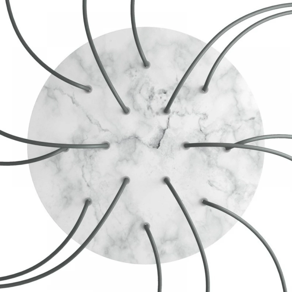 Ροζέτα Rose-One 400mm Στρογγυλή με 14 Τρύπες Σε Διάφορα Σχέδια - Creative Cables