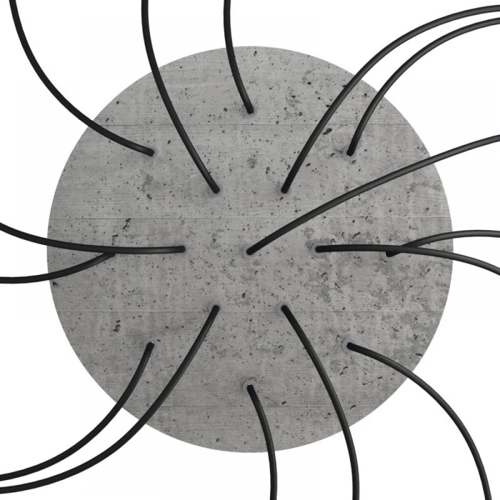 Ροζέτα Rose-One 400mm Στρογγυλή με 15 Τρύπες Τσιμέντο - Creative Cables