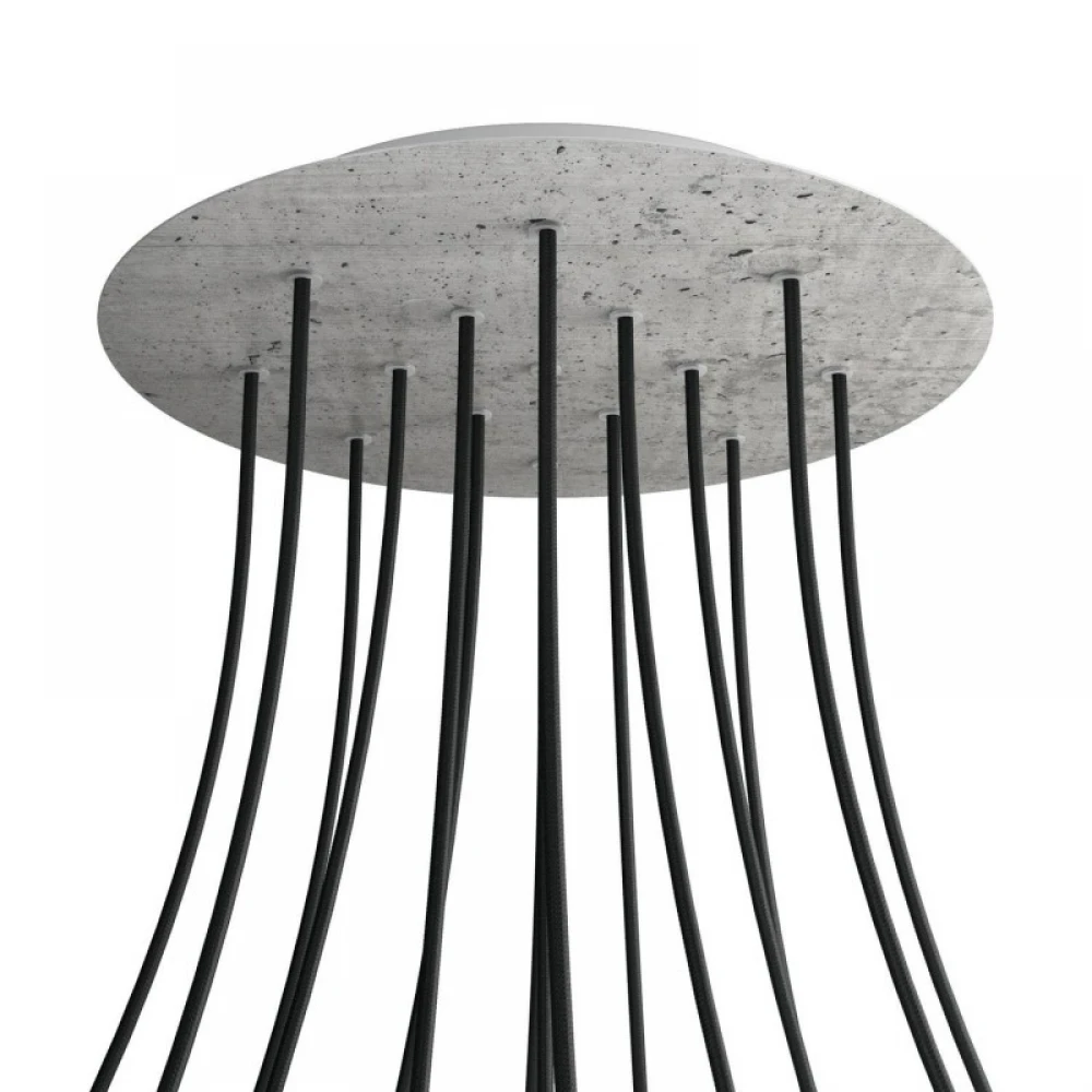 Ροζέτα Rose-One 400mm Στρογγυλή με 15 Τρύπες Τσιμέντο - Creative Cables