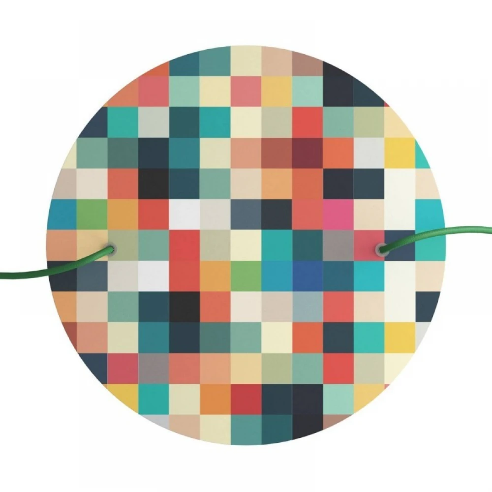 Ροζέτα Rose-One 400mm Στρογγυλή με 2 Τρύπες Σε Διάφορα Σχέδια - Creative Cables