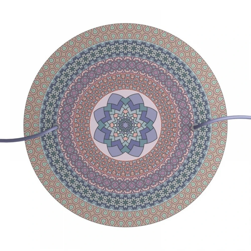 Ροζέτα Rose-One 400mm Στρογγυλή με 2 Τρύπες Σε Διάφορα Σχέδια - Creative Cables