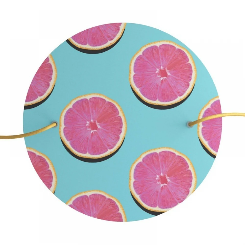 Ροζέτα Rose-One 400mm Στρογγυλή με 2 Τρύπες Σε Διάφορα Σχέδια - Creative Cables