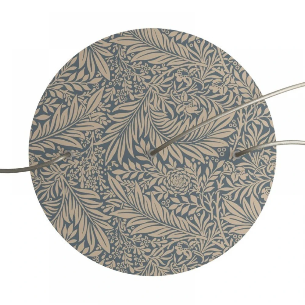 Ροζέτα Rose-One 400mm Στρογγυλή με 3 Τρύπες Σε Σειρά Damasco - Creative Cables