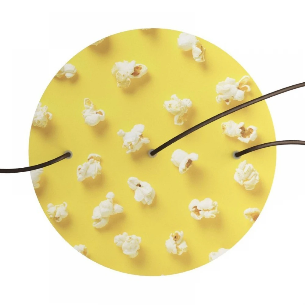 Ροζέτα Rose-One 400mm Στρογγυλή με 3 Τρύπες Σε Σειρά Pop-Corn - Creative Cables
