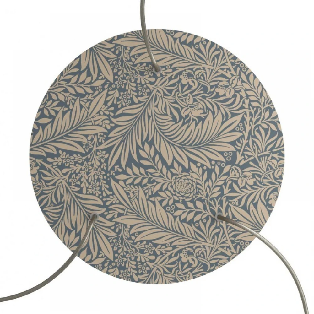 Ροζέτα Rose-One 400mm Στρογγυλή με 3 Τρύπες Σε Damasco Σχέδιo - Creative Cables