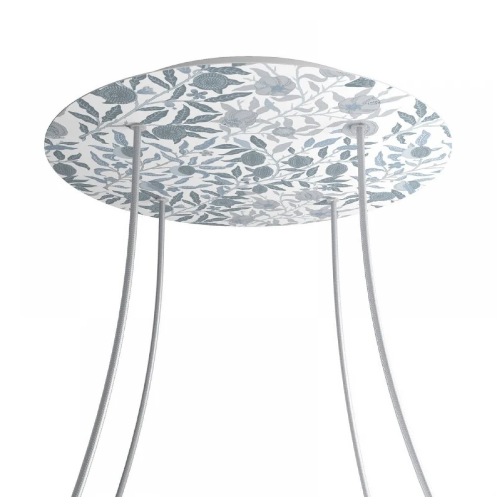 Ροζέτα Rose-One 400mm Στρογγυλή με 4 Τρύπες Σε Διάφορα Σχέδια - Creative Cables