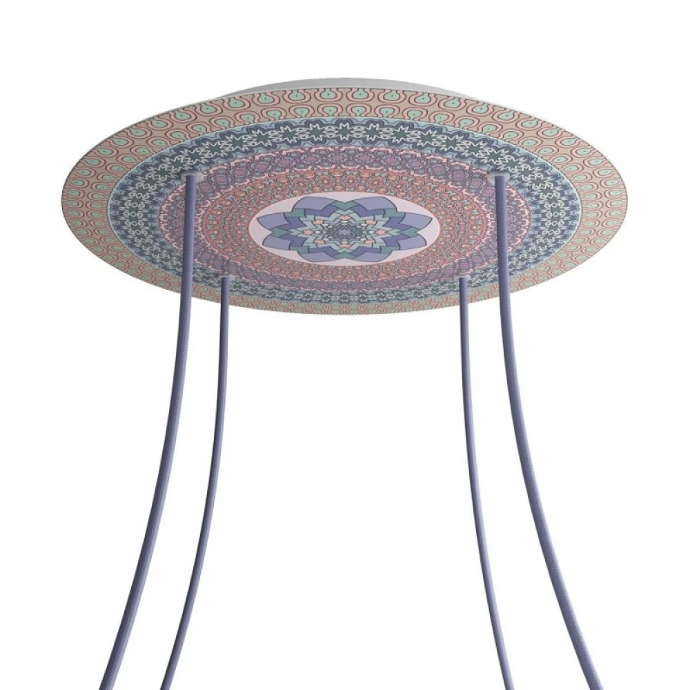 Ροζέτα Rose-One 400mm Στρογγυλή με 4 Τρύπες Σε Διάφορα Σχέδια - Creative Cables