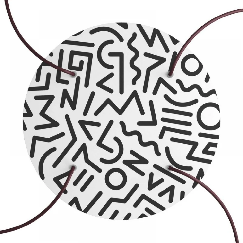 Ροζέτα Rose-One 400mm Στρογγυλή με 4 Τρύπες Σε Διάφορα Σχέδια - Creative Cables