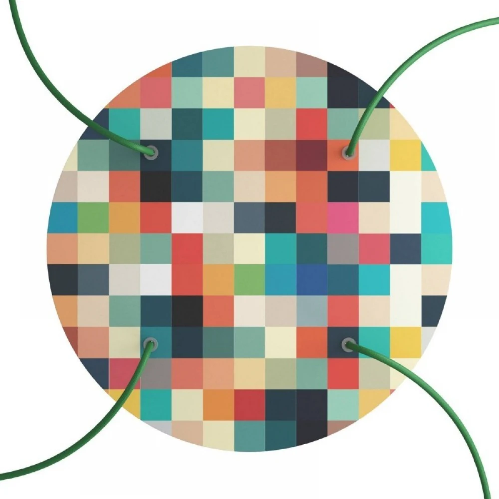 Ροζέτα Rose-One 400mm Στρογγυλή με 4 Τρύπες Σε Διάφορα Σχέδια - Creative Cables