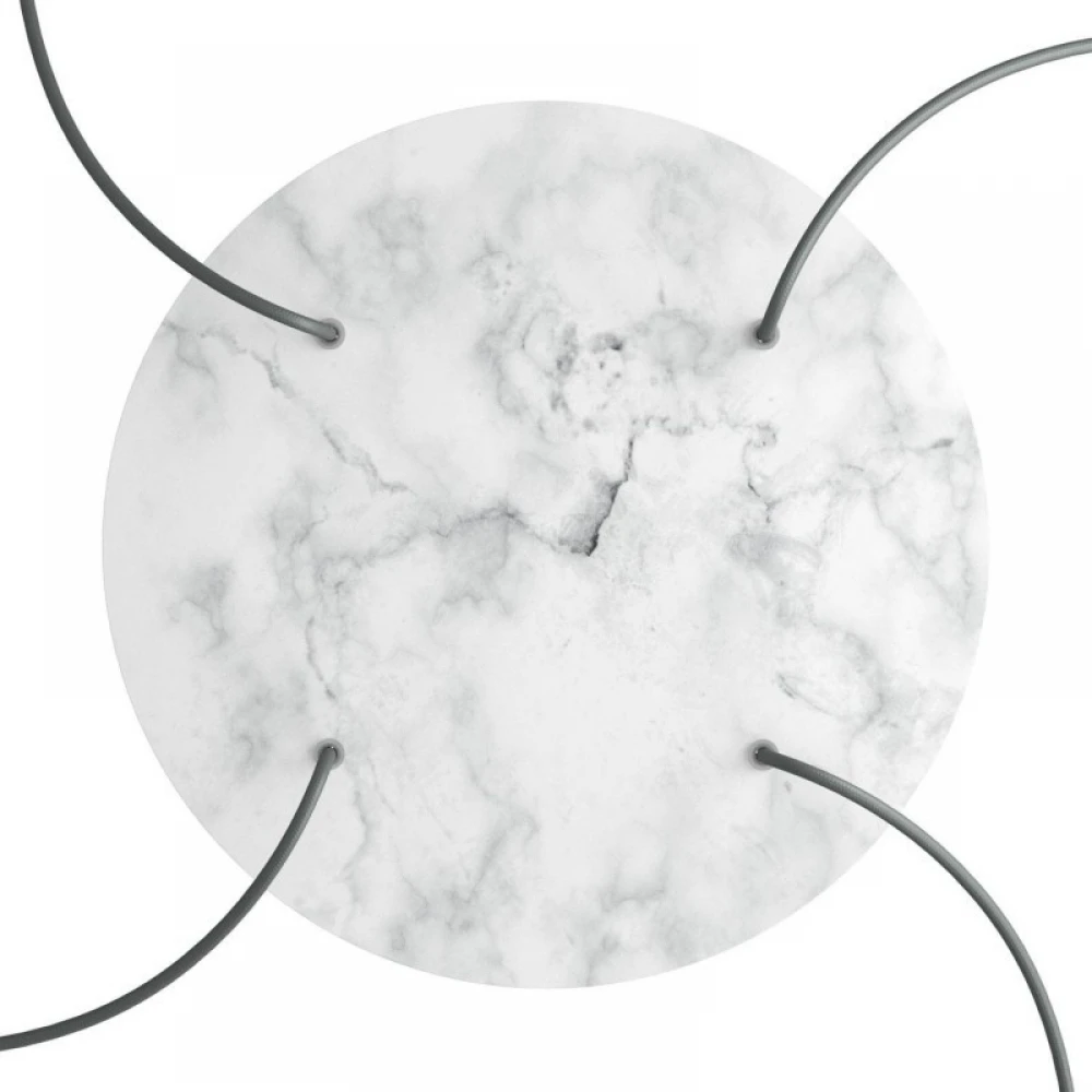 Ροζέτα Rose-One 400mm Στρογγυλή με 4 Τρύπες Σε Διάφορα Σχέδια - Creative Cables