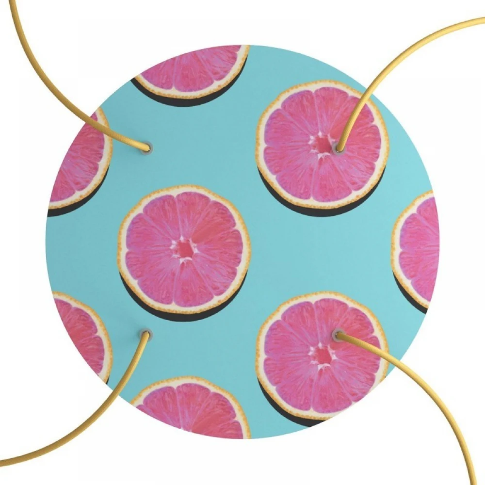 Ροζέτα Rose-One 400mm Στρογγυλή με 4 Τρύπες Σε Διάφορα Σχέδια - Creative Cables