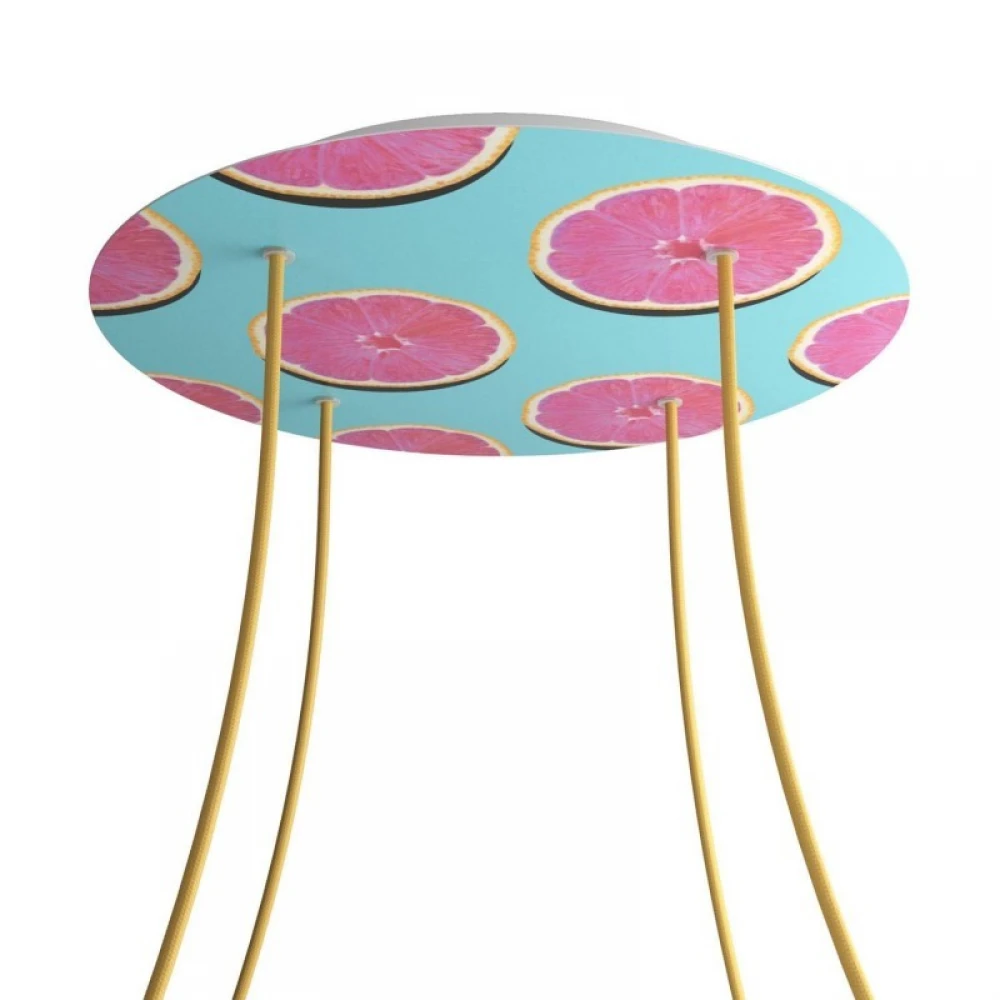 Ροζέτα Rose-One 400mm Στρογγυλή με 4 Τρύπες Σε Διάφορα Σχέδια - Creative Cables