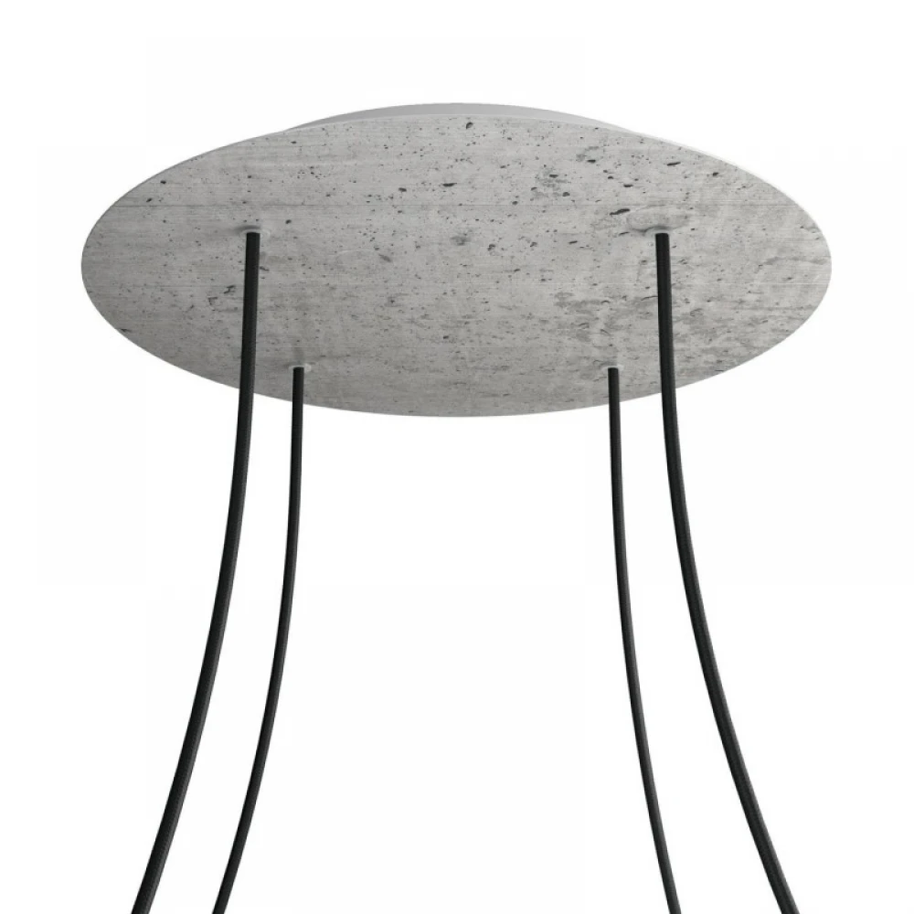 Ροζέτα Rose-One 400mm Στρογγυλή με 4 Τρύπες Σε Διάφορα Σχέδια - Creative Cables