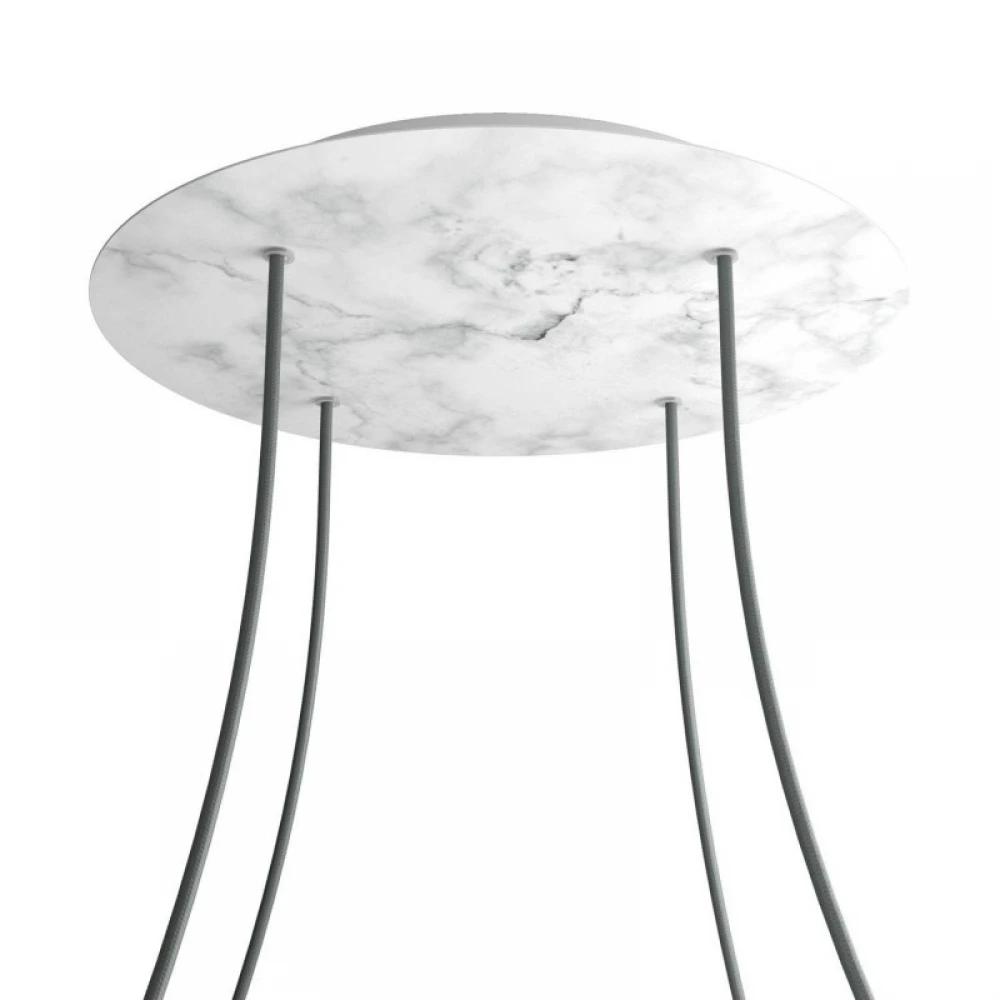 Ροζέτα Rose-One 400mm Στρογγυλή με 4 Τρύπες Σε Διάφορα Σχέδια - Creative Cables