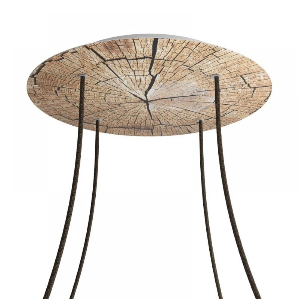 Ροζέτα Rose-One 400mm Στρογγυλή με 4 Τρύπες Σε Διάφορα Σχέδια - Creative Cables