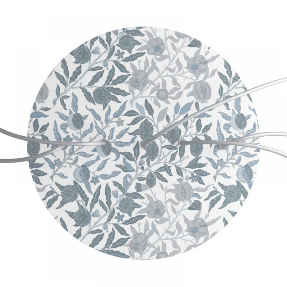 Ροζέτα Rose-One 400mm Στρογγυλή με 5 Τρύπες Σε Σειρά Σε Διάφορα Σχέδια - Creative Cables