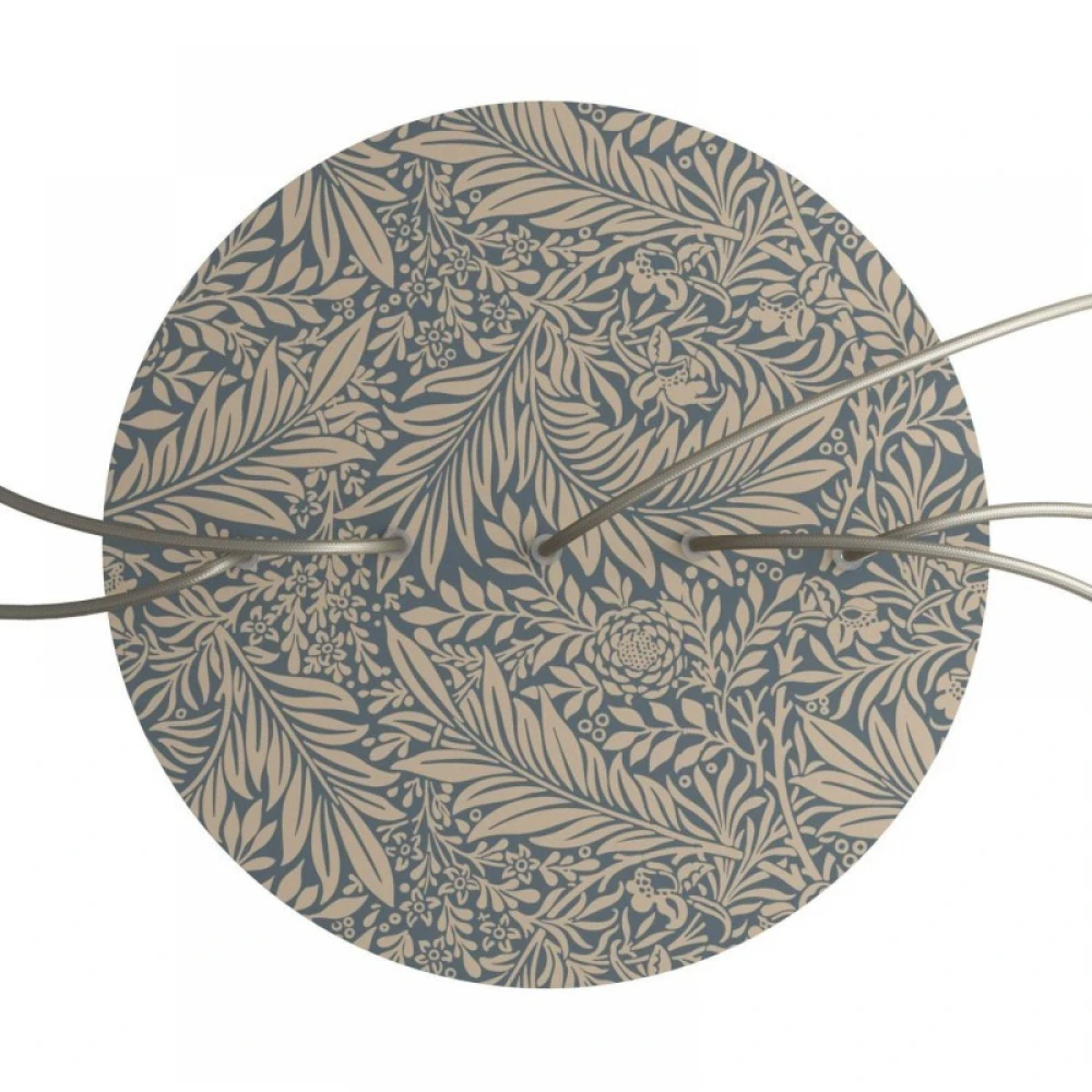 Ροζέτα Rose-One 400mm Στρογγυλή με 5 Τρύπες Σε Σειρά Σε Διάφορα Σχέδια - Creative Cables