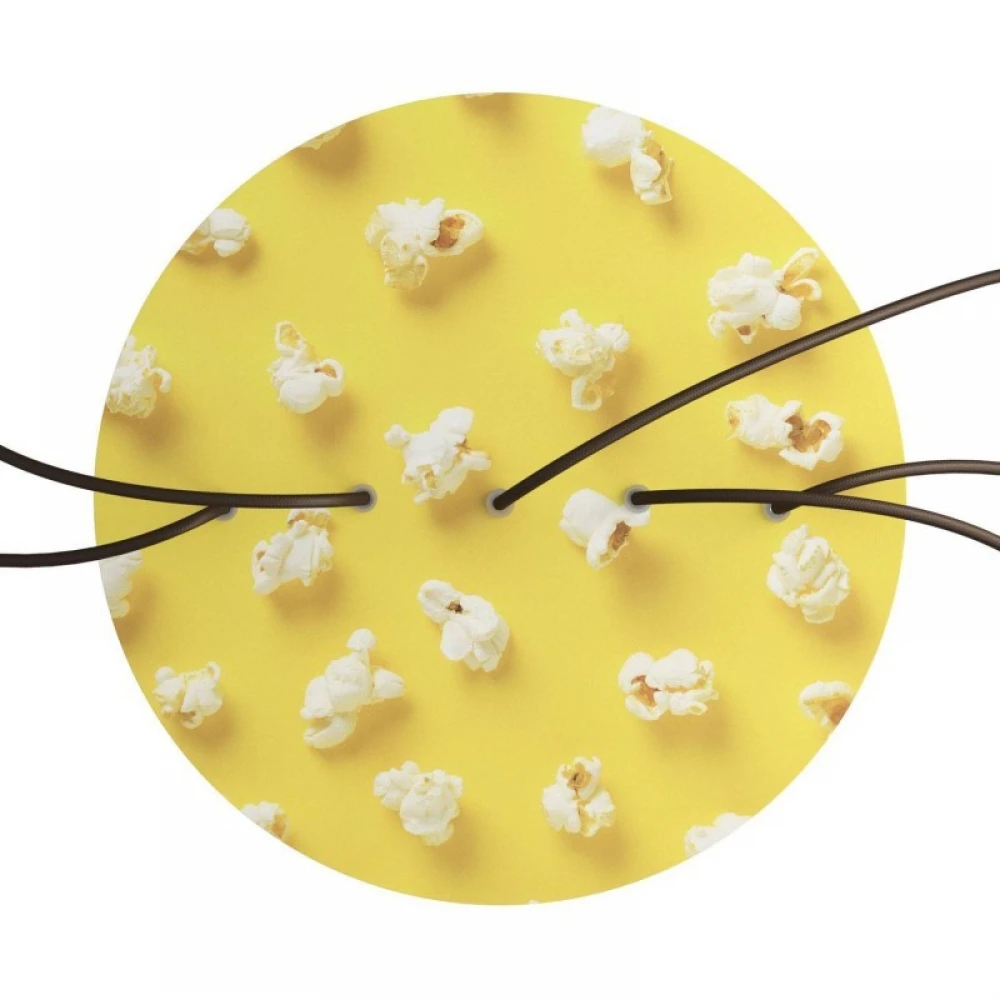 Ροζέτα Rose-One 400mm Στρογγυλή με 5 Τρύπες Σε Σειρά Σε Διάφορα Σχέδια - Creative Cables