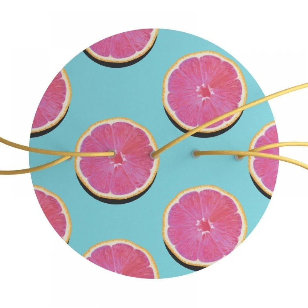 Ροζέτα Rose-One 400mm Στρογγυλή με 5 Τρύπες Σε Σειρά Σε Διάφορα Σχέδια - Creative Cables