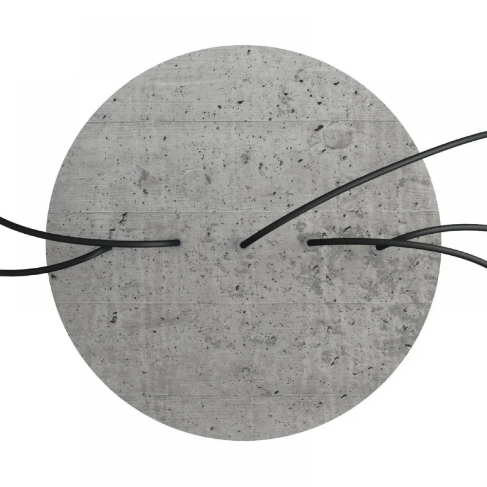 Ροζέτα Rose-One 400mm Στρογγυλή με 5 Τρύπες Σε Σειρά Σε Διάφορα Σχέδια - Creative Cables