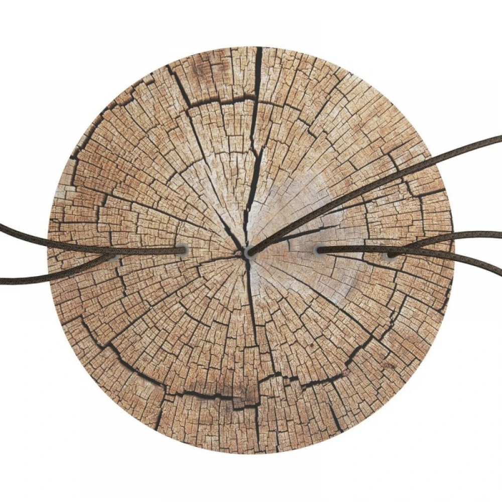 Ροζέτα Rose-One 400mm Στρογγυλή με 5 Τρύπες Σε Σειρά Σε Διάφορα Σχέδια - Creative Cables