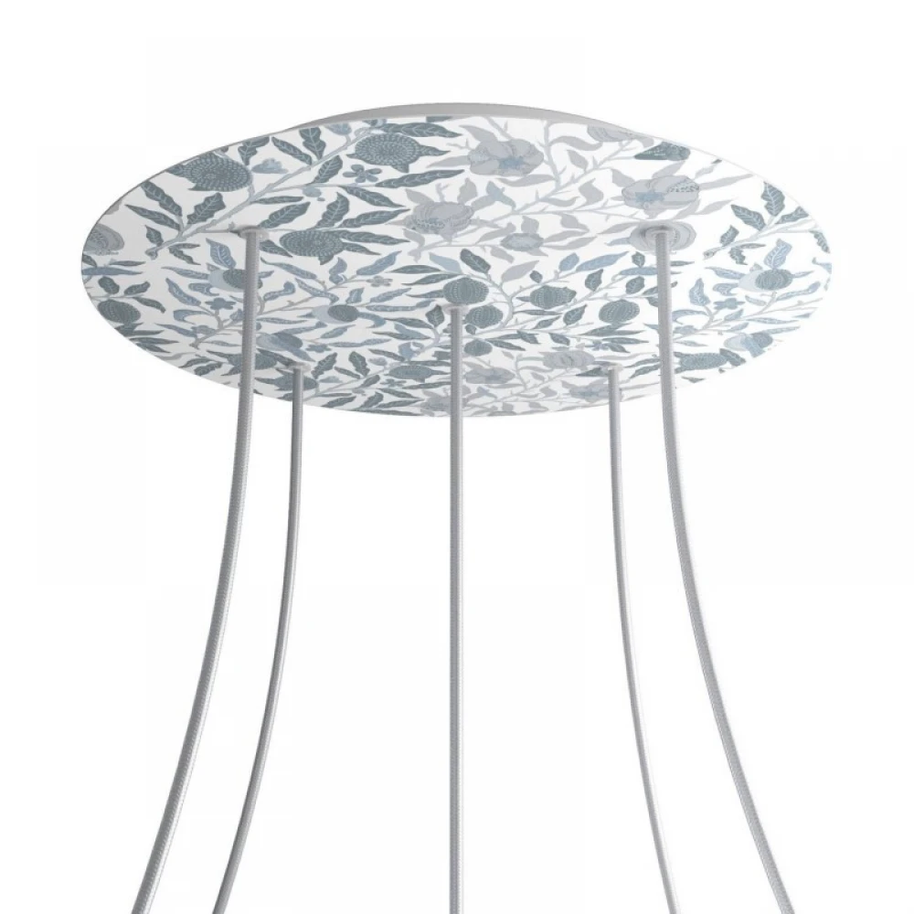 Ροζέτα Rose-One 400mm Στρογγυλή με 5 Τρύπες Σε Διάφορα Σχέδια - Creative Cables