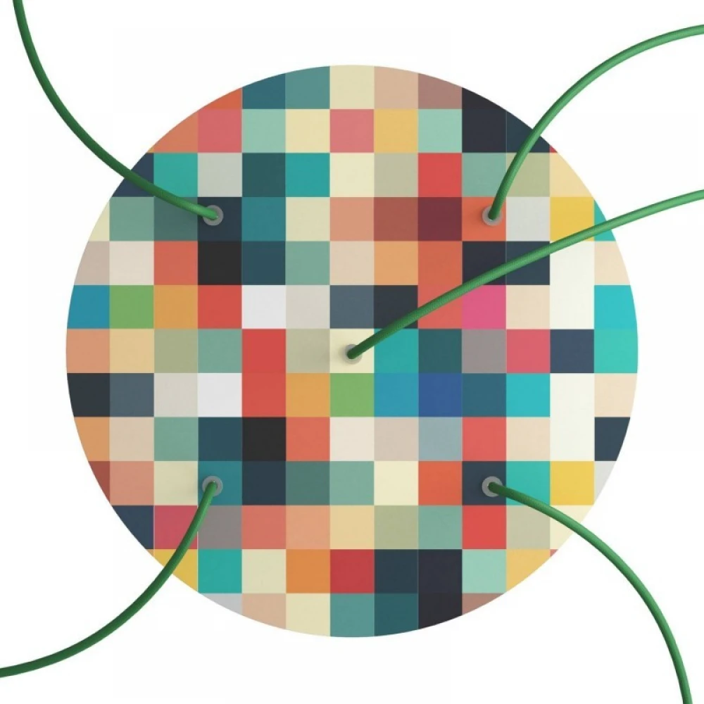 Ροζέτα Rose-One 400mm Στρογγυλή με 5 Τρύπες Σε Διάφορα Σχέδια - Creative Cables