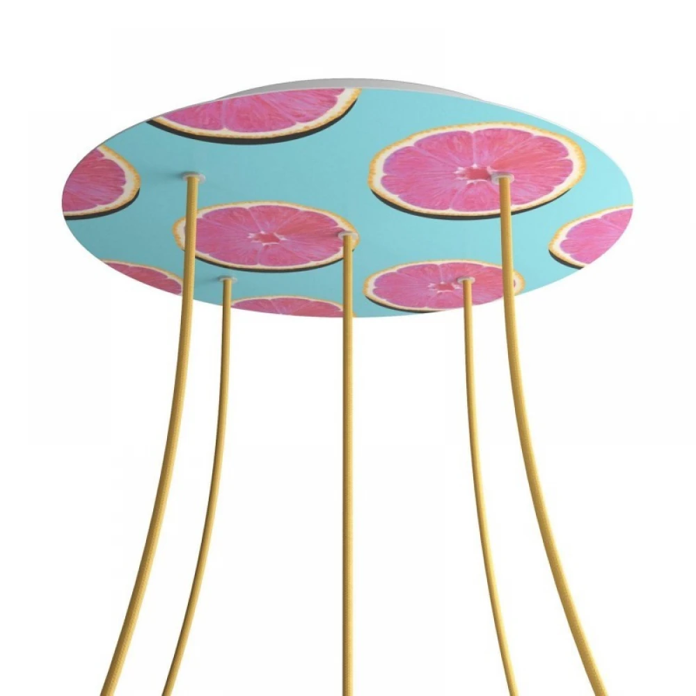 Ροζέτα Rose-One 400mm Στρογγυλή με 5 Τρύπες Σε Διάφορα Σχέδια - Creative Cables