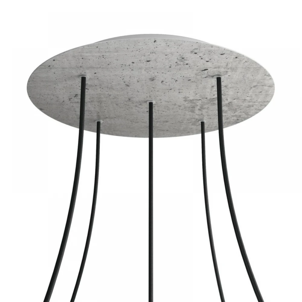 Ροζέτα Rose-One 400mm Στρογγυλή με 5 Τρύπες Σε Διάφορα Σχέδια - Creative Cables