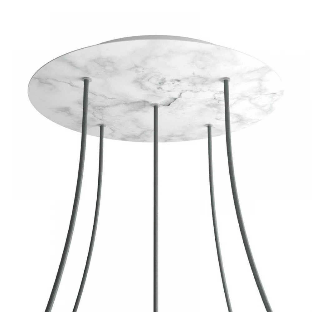 Ροζέτα Rose-One 400mm Στρογγυλή με 5 Τρύπες Σε Διάφορα Σχέδια - Creative Cables