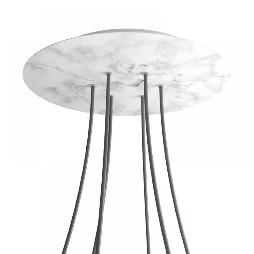 Ροζέτα Rose-One 400mm Στρογγυλή με 6 Τρύπες Σε Διάφορα Σχέδια - Creative Cables