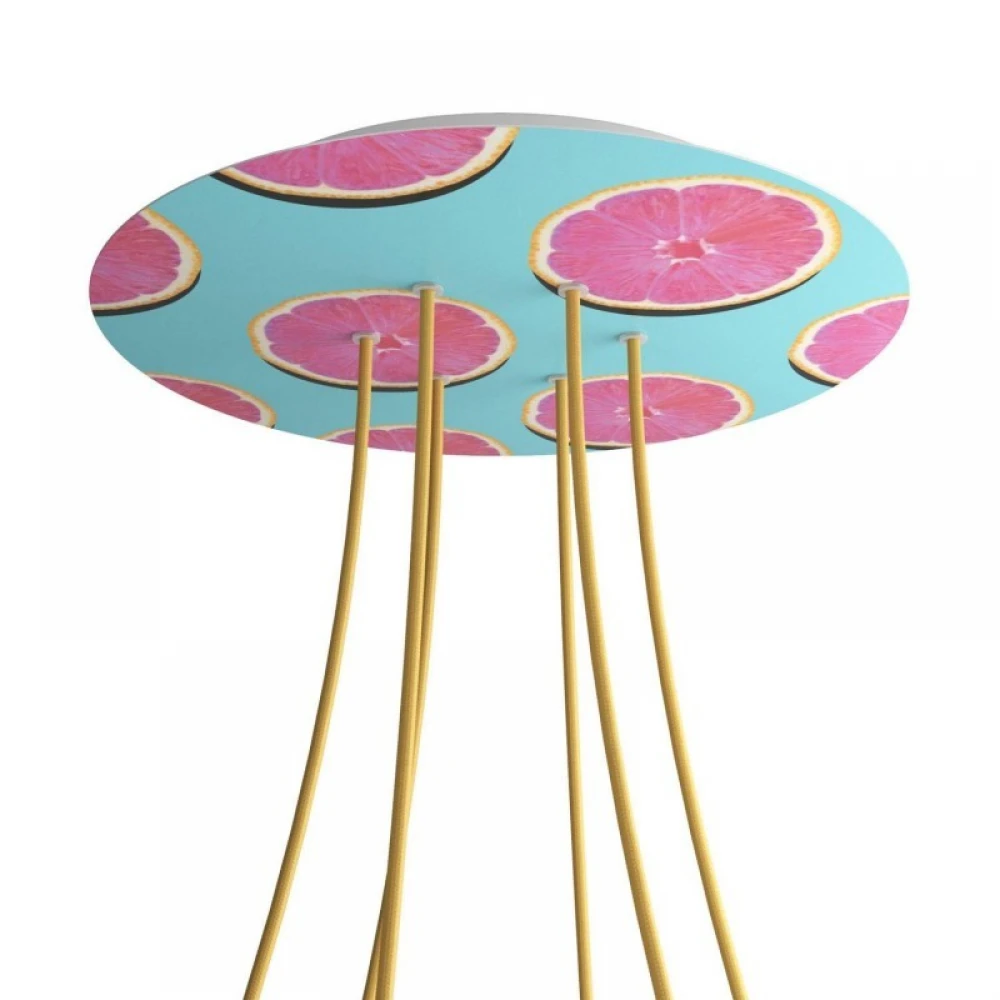 Ροζέτα Rose-One 400mm Στρογγυλή με 6 Τρύπες Σε Διάφορα Σχέδια - Creative Cables