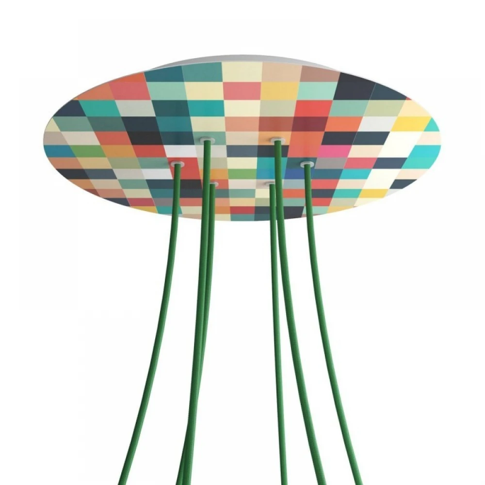 Ροζέτα Rose-One 400mm Στρογγυλή με 6 Τρύπες Σε Διάφορα Σχέδια - Creative Cables