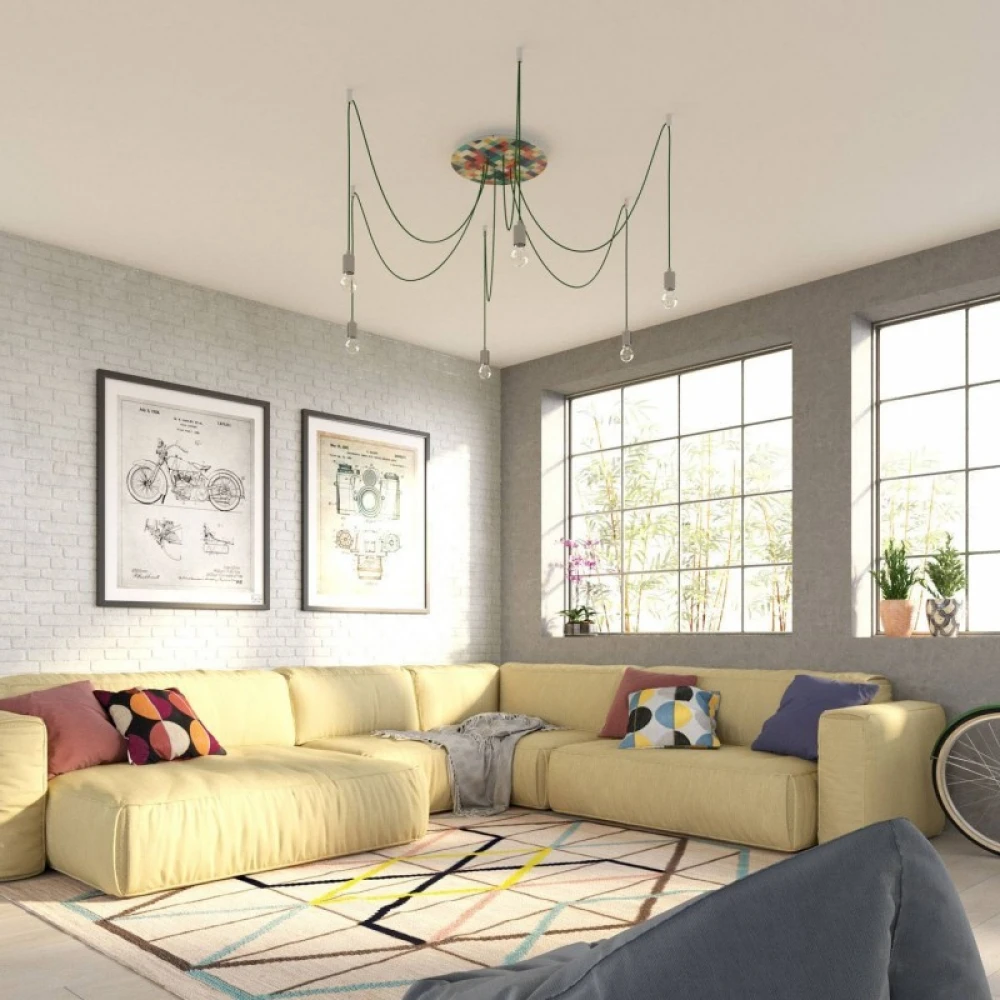 Ροζέτα Rose-One 400mm Στρογγυλή με 6 Τρύπες Σε Διάφορα Σχέδια - Creative Cables