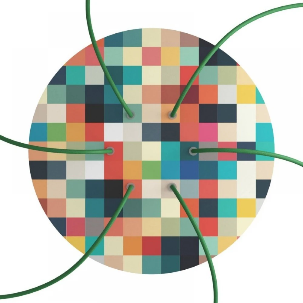 Ροζέτα Rose-One 400mm Στρογγυλή με 6 Τρύπες Σε Διάφορα Σχέδια - Creative Cables