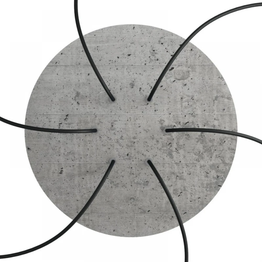 Ροζέτα Rose-One 400mm Στρογγυλή με 6 Τρύπες Σε Διάφορα Σχέδια - Creative Cables